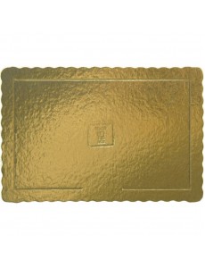 Base Cartão Dourado Retangular 34cmx44cm